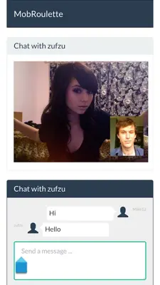 Random Webcam Chat android App screenshot 1